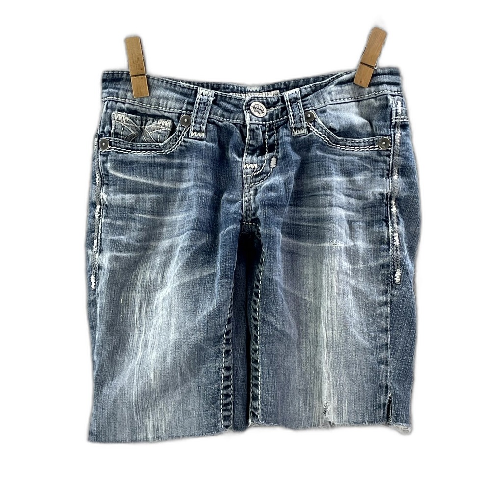 Big Star The Legendary Blue Jeans Bermuda Shorts Womens 26R Denim Corpore Skate